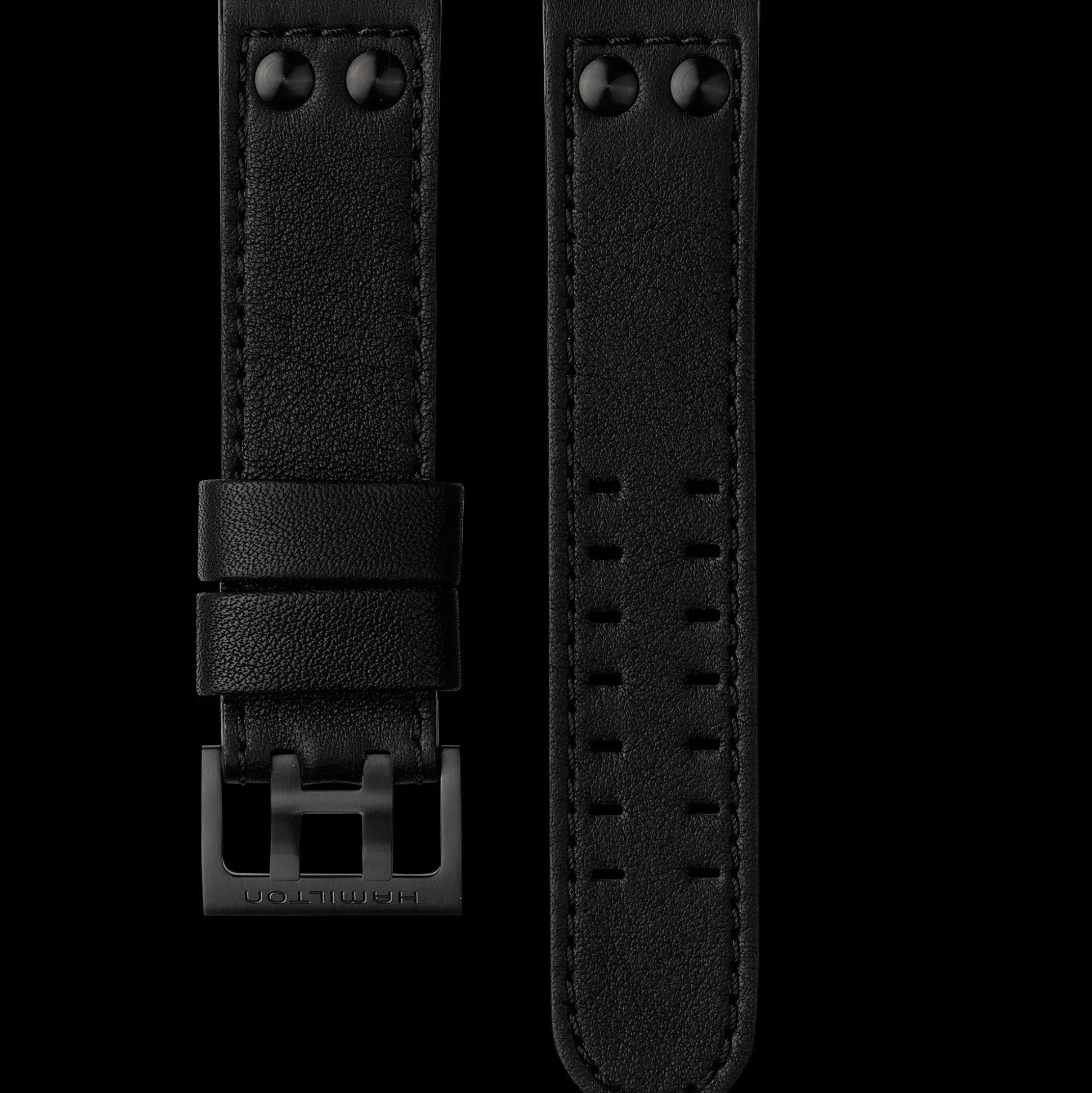 Khaki Aviation BLACK STRAP 22mm