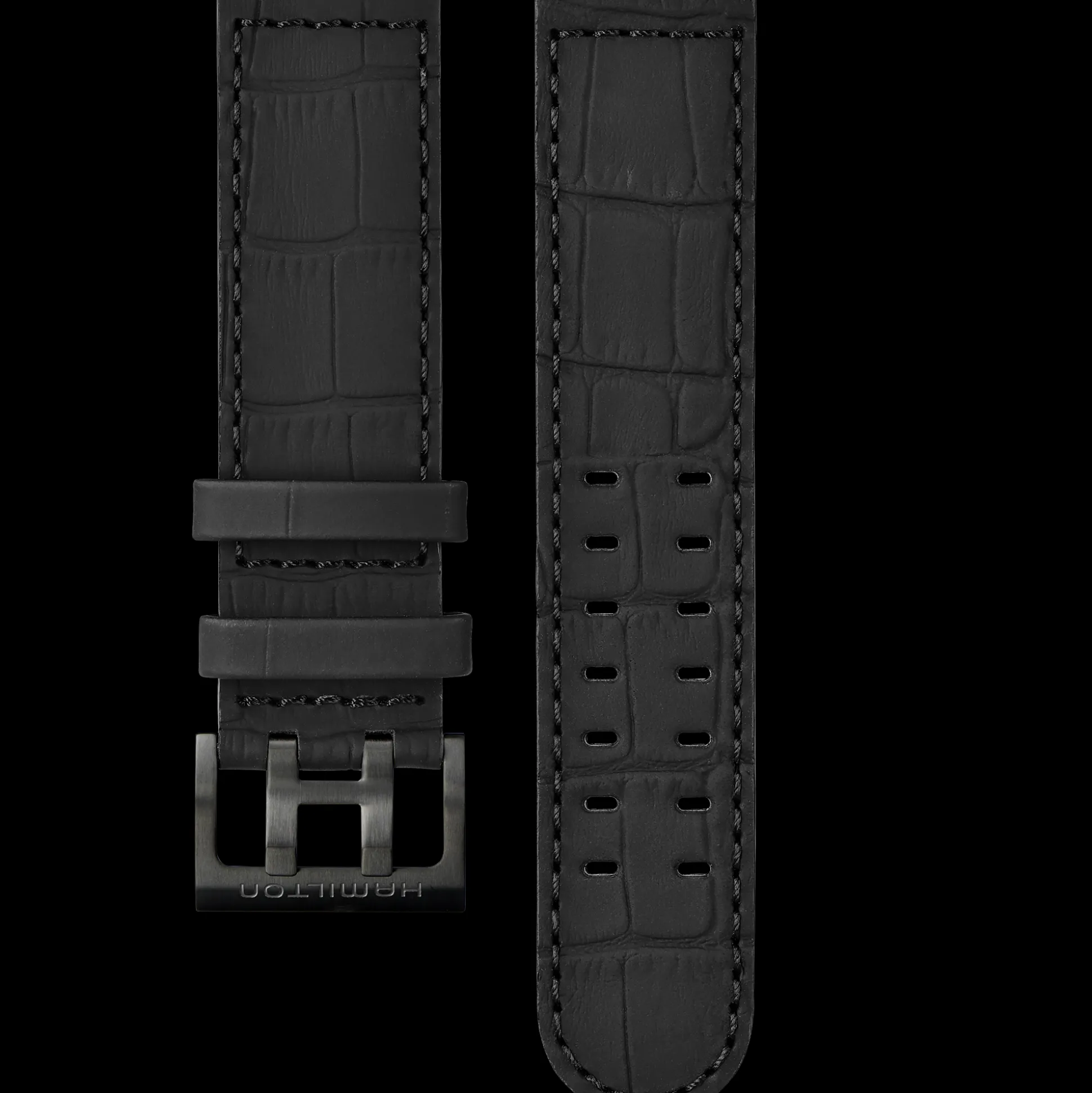 Khaki Aviation BLACK STRAP 22mm