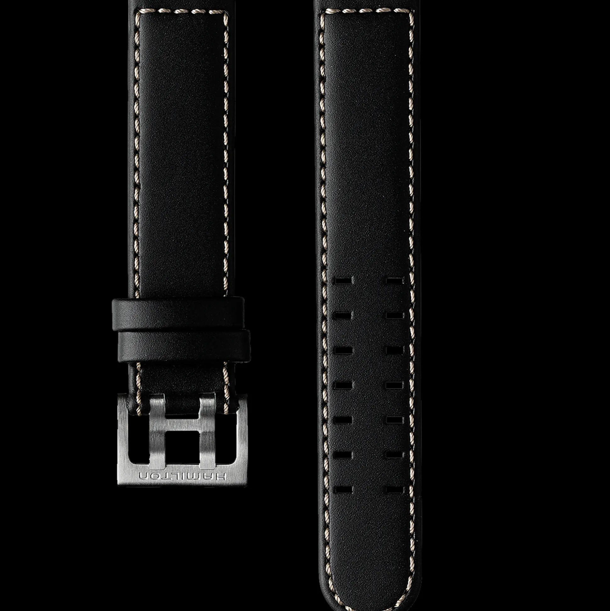 Khaki Aviation BLACK STRAP 20mm