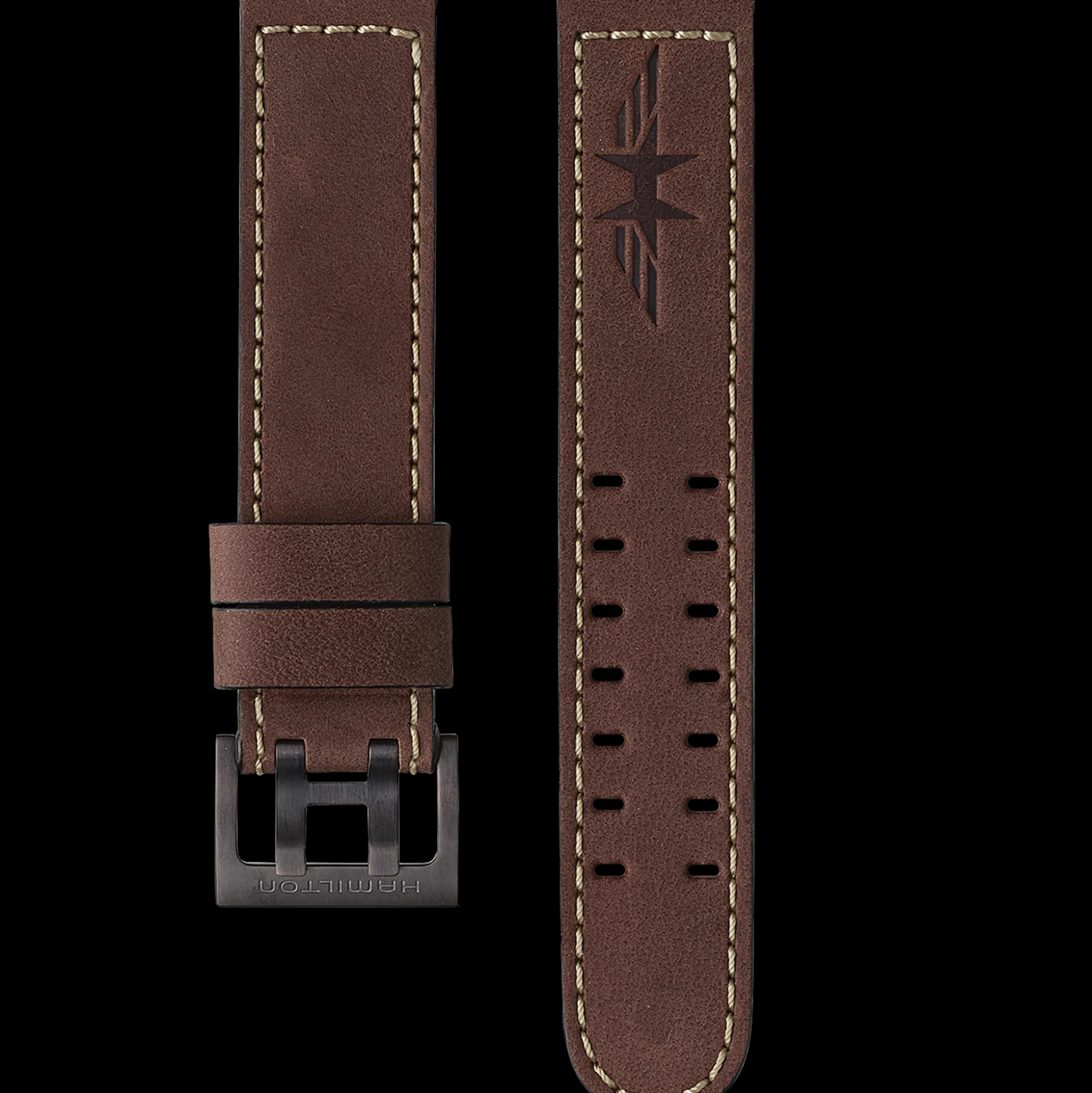 Khaki Aviation BROWN PVD 20MM