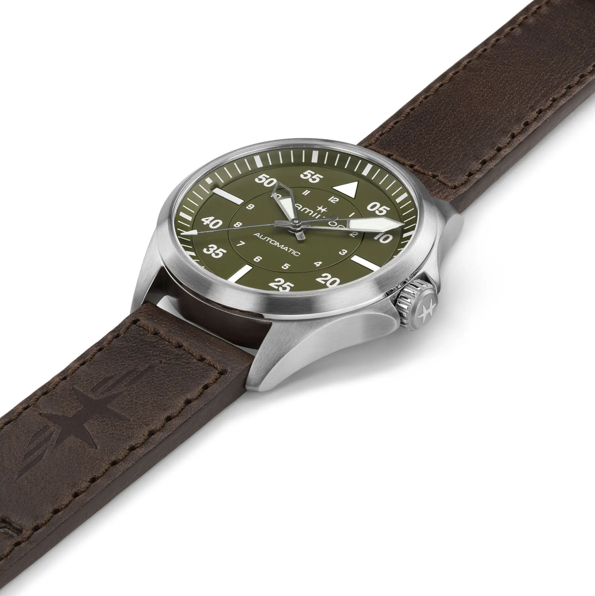 Khaki Aviation Pilot Auto 39mm