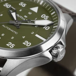 Khaki Aviation Pilot Auto 39mm