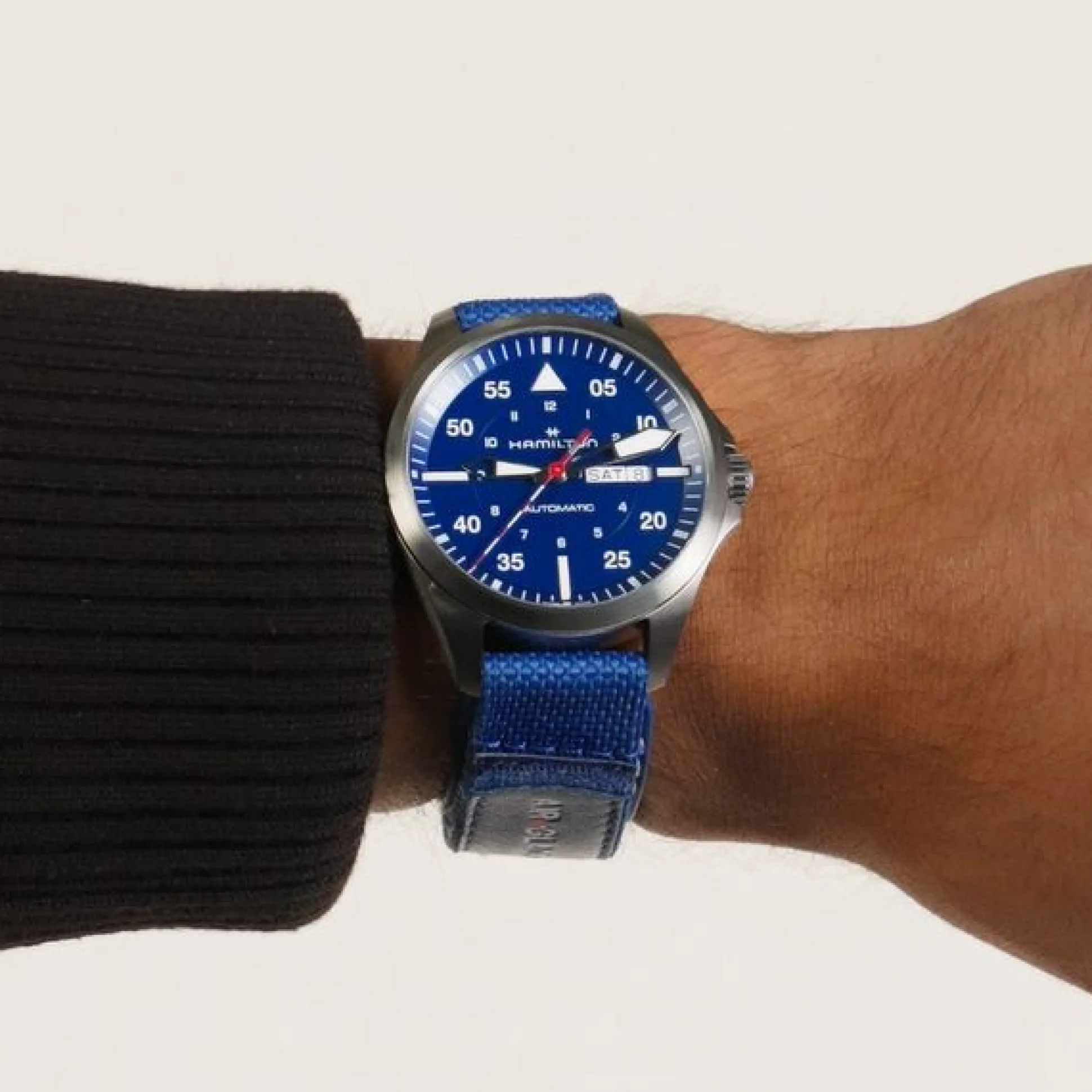 Khaki Aviation Pilot Day Date Auto - Air-Glaciers Edition
