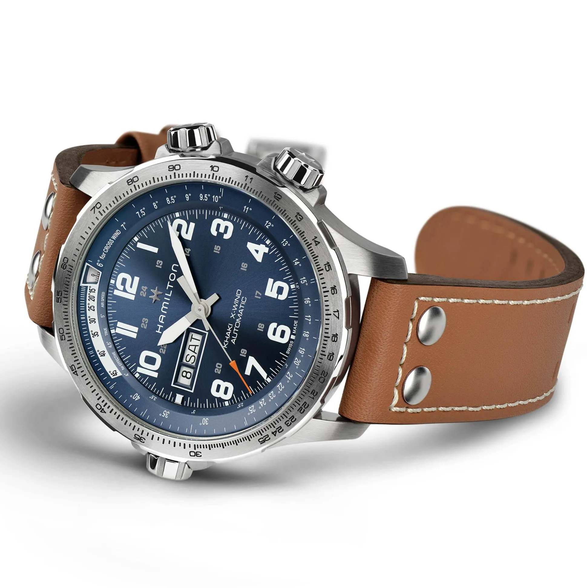 Khaki Aviation X-Wind Day Date Auto