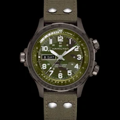 Khaki Aviation X-Wind Day Date Auto
