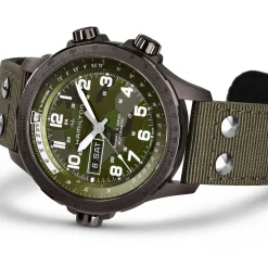 Khaki Aviation X-Wind Day Date Auto