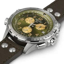 Khaki Aviation X-Wind GMT Chrono Quartz
