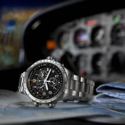 Khaki Aviation X-Wind GMT Chrono Quartz
