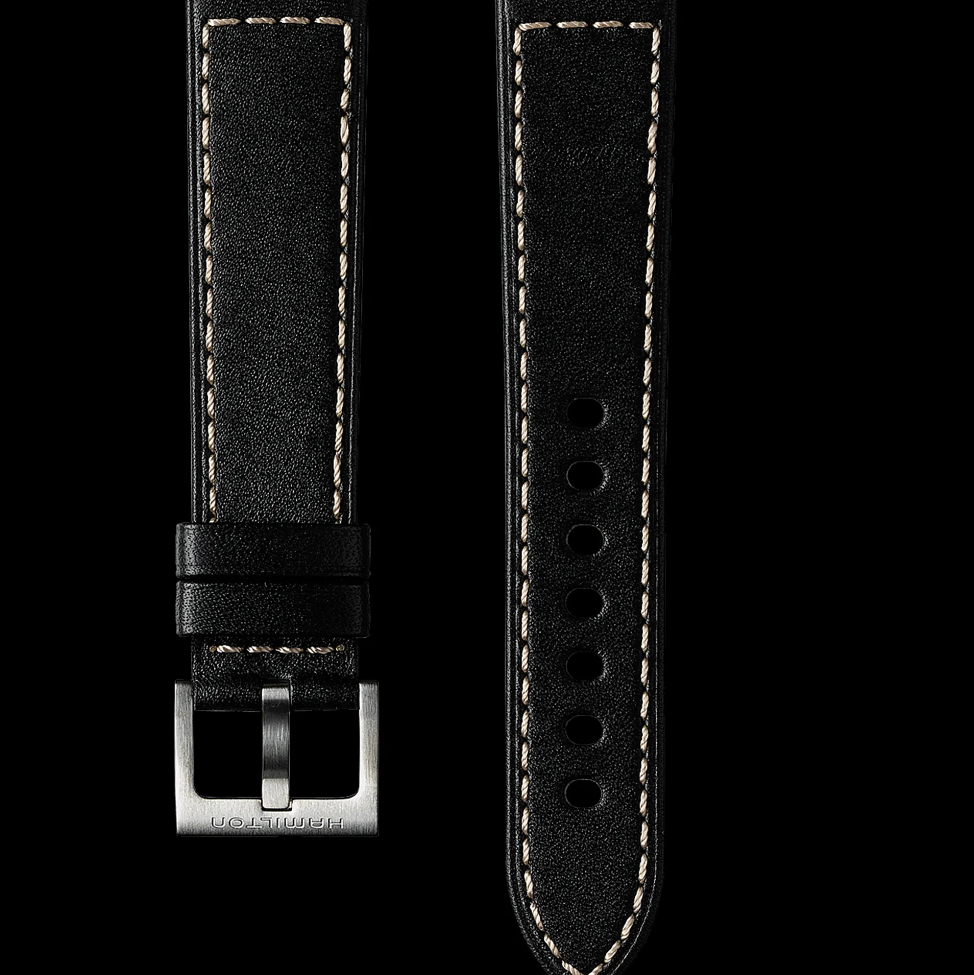 Khaki Field BLACK STRAP 20mm