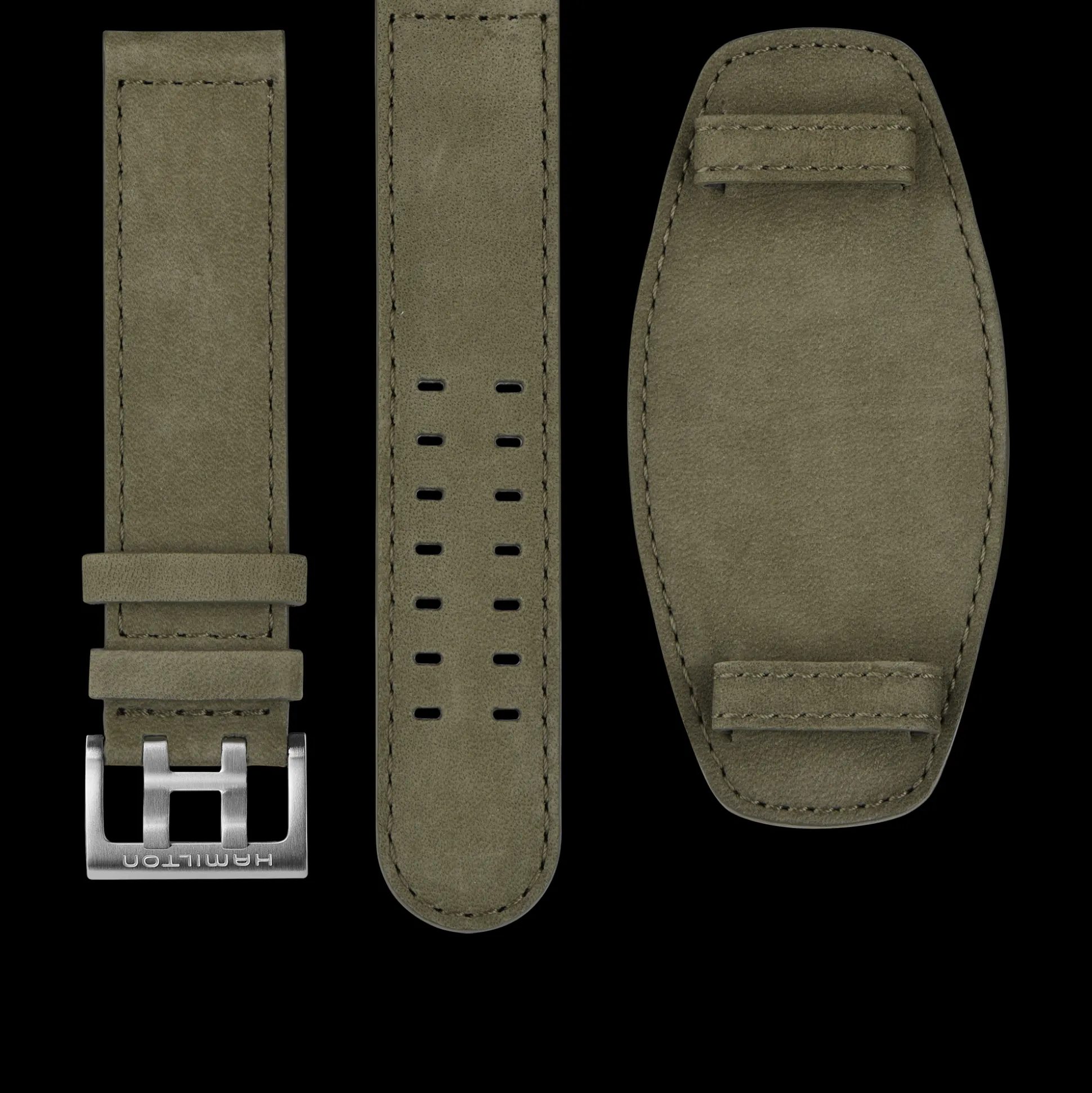 Khaki Field Green Strap 22mm