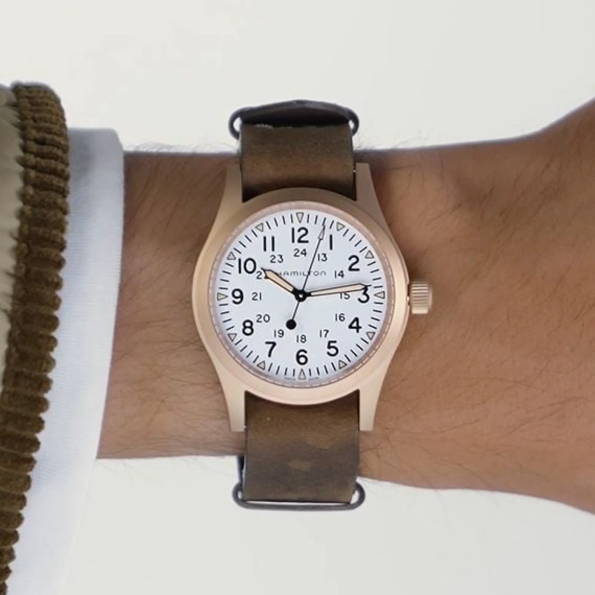Khaki Field Mechanical Bronze