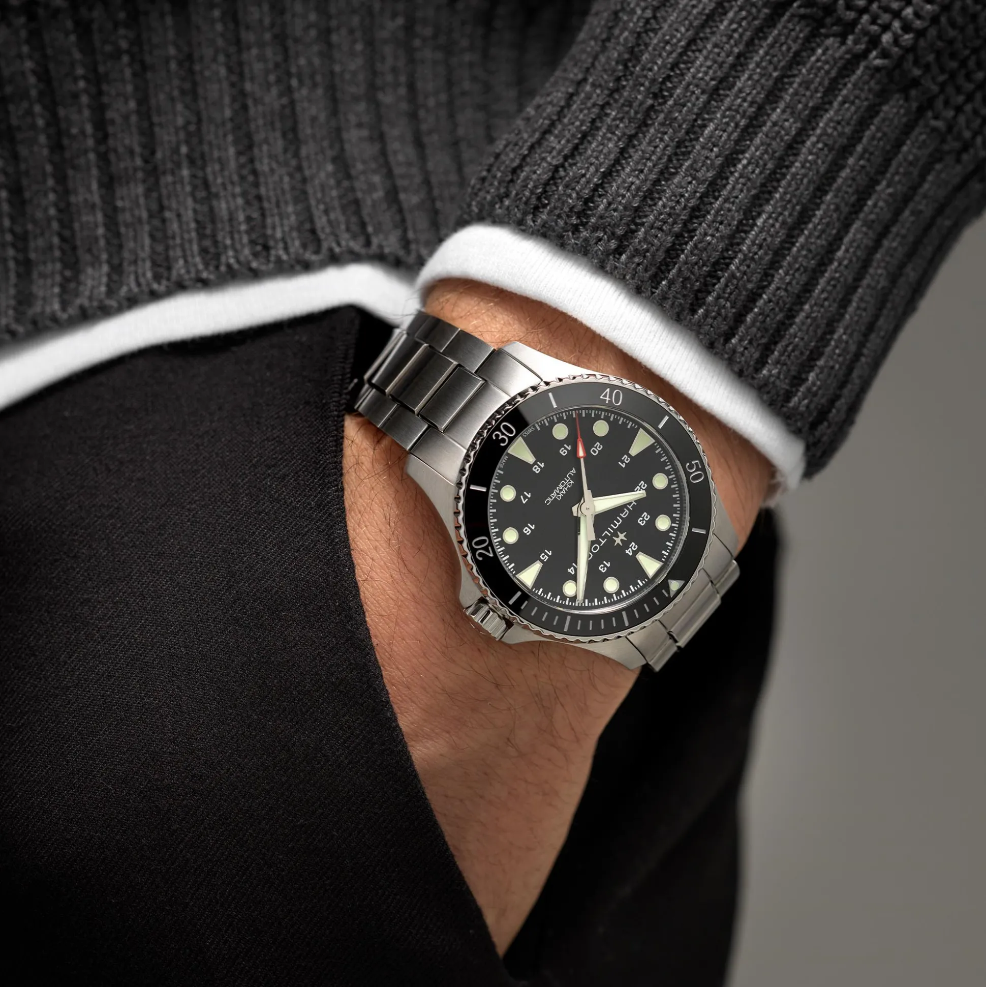 Khaki Navy Scuba Auto