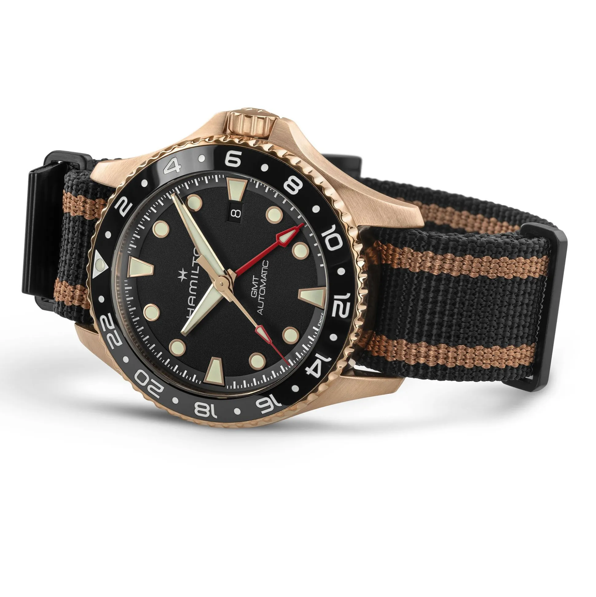 Khaki Navy Scuba Automatic GMT 43mm Bronze